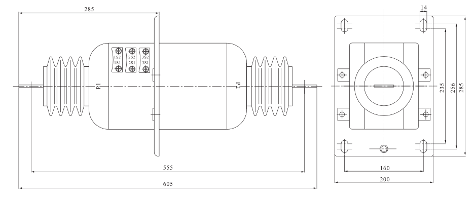 10kV Pass Through Wall Current Transformer