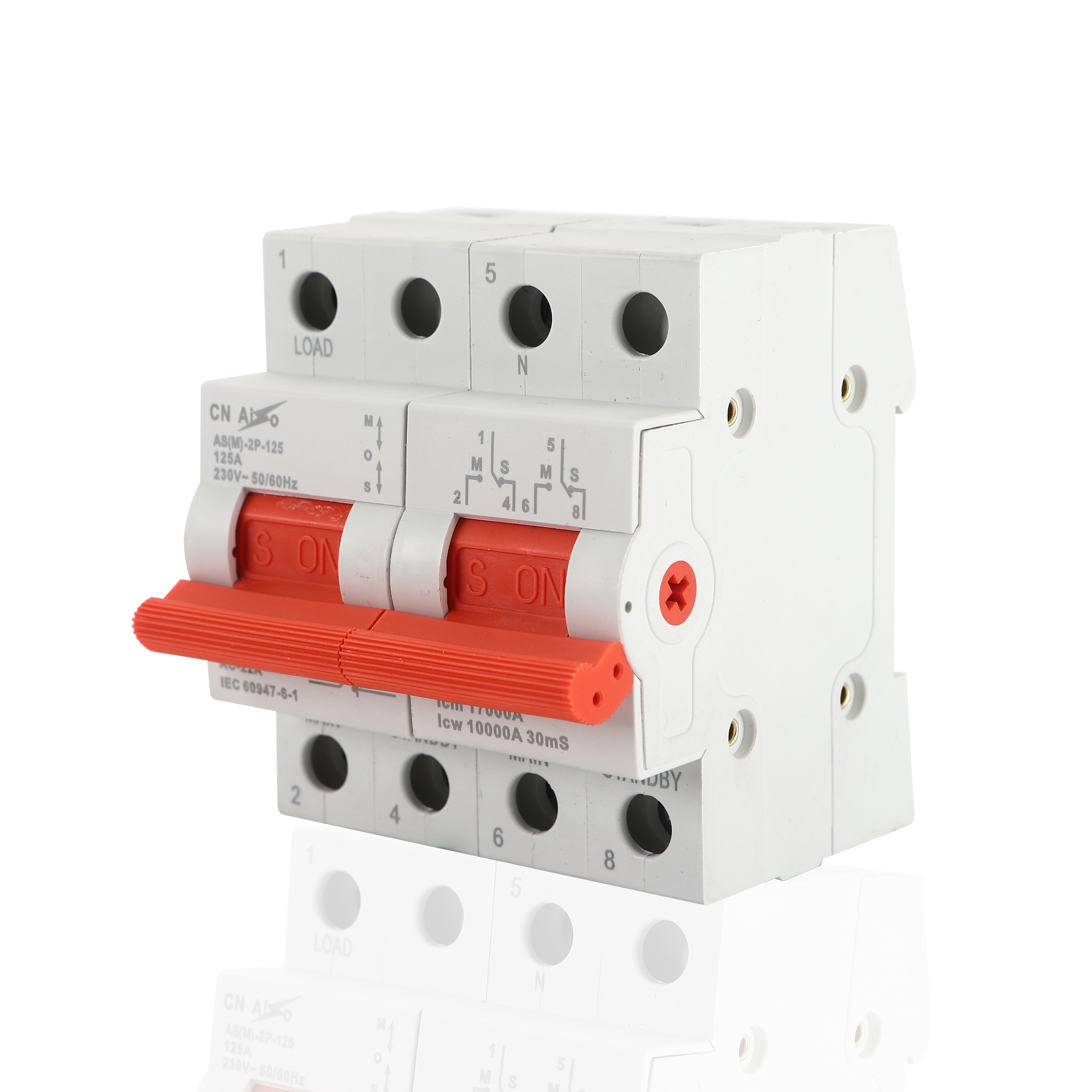 China 2P 125A Chang Over Transfer Changeover Switch factory and ...